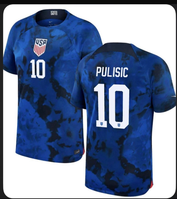 USA 10 PULISIC SOCCER JERSEY