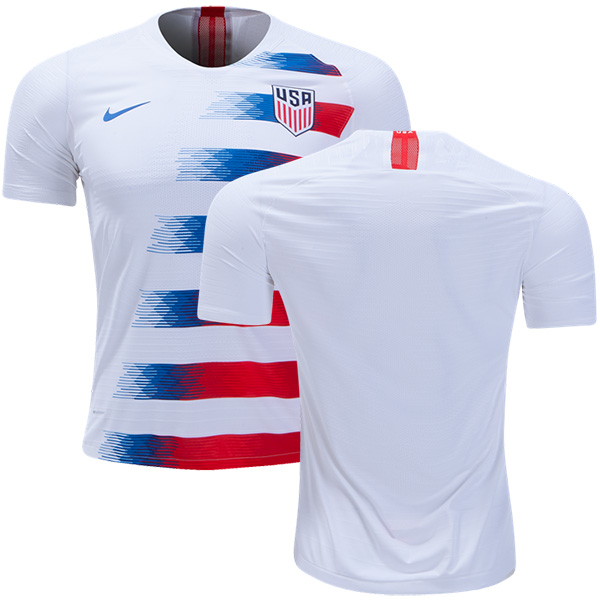 USA Blank Home Kid Soccer Country Jersey