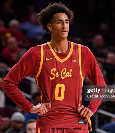 USC Trojans #0 Alijah Arenas Cardinal 2025 Big 10 Basketball Game Jersey 