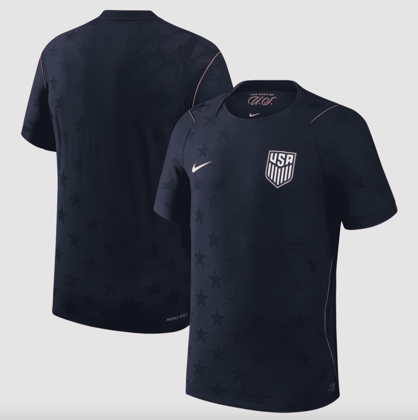 USMNT Nike 2026 Away Match Authentic Jersey navy