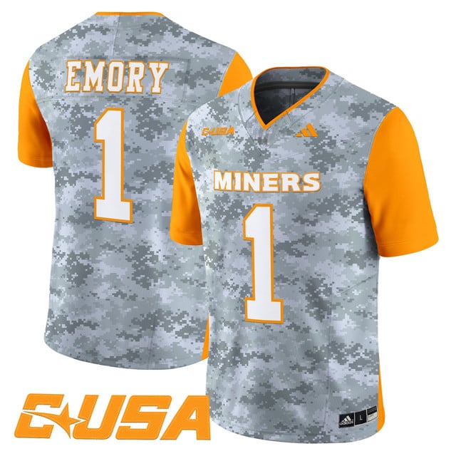 UTEP Miners 2025 Vapor Limited Jersey #1 Ashten Emory
