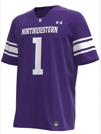Under Armour Northwestern Wildcats PURPLE Replica Jersey