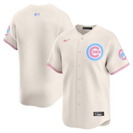 Unisex Chicago Cubs Bubblegum WHITE Vapor Premier Limited Jersey