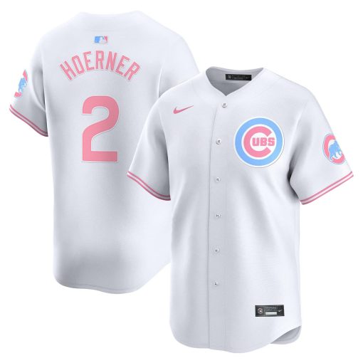 Unisex Chicago Cubs Bubblegum WHITE2 Vapor Premier Limited Jersey #2 HOERNER