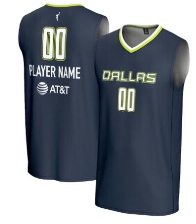 Unisex Dallas Wings GameDay Greats Navy Pick-A-Player Lightweight Replica Jersey