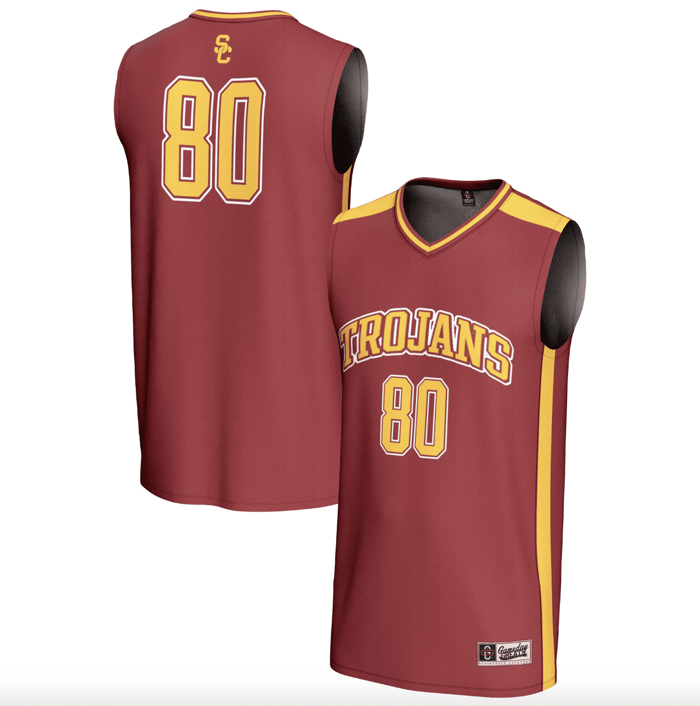 Unisex GameDay Greats #80 Cardinal USC Trojans Lightweight Collegiate Basketball