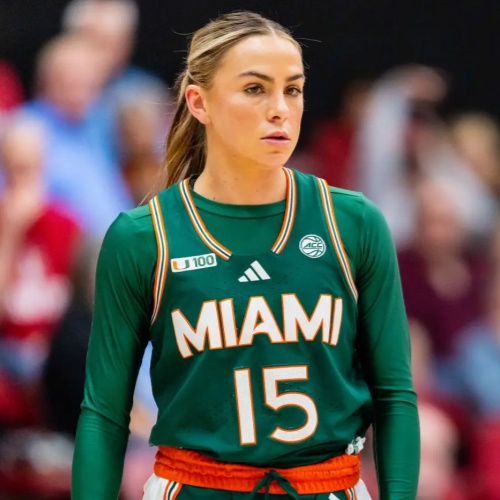 Unisex Miami Hurricanes #15 Hanna Cavinder 2025 Green Alternate Womens Basketball Jersey 