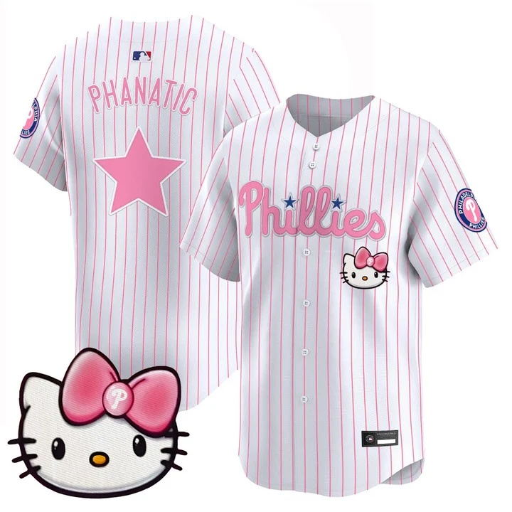 Unisex Philadelphia Phillies Hello Kitty Vapor Premier Limited Jersey Phanatic