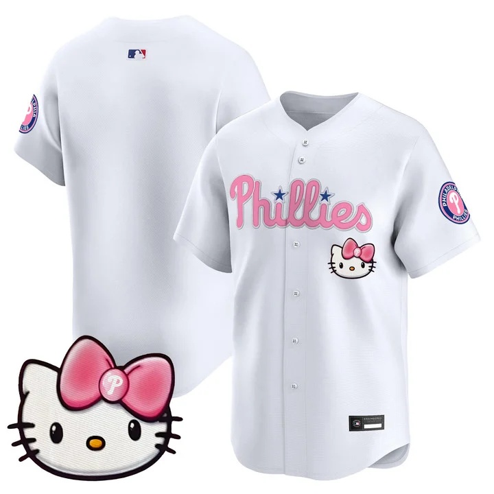 Unisex Philadelphia Phillies Hello Kitty Vapor Premier Limited Jersey white blank