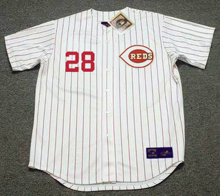 VADA PINSON Cincinnati Reds 1967 Home Majestic Baseball Throwback Jersey