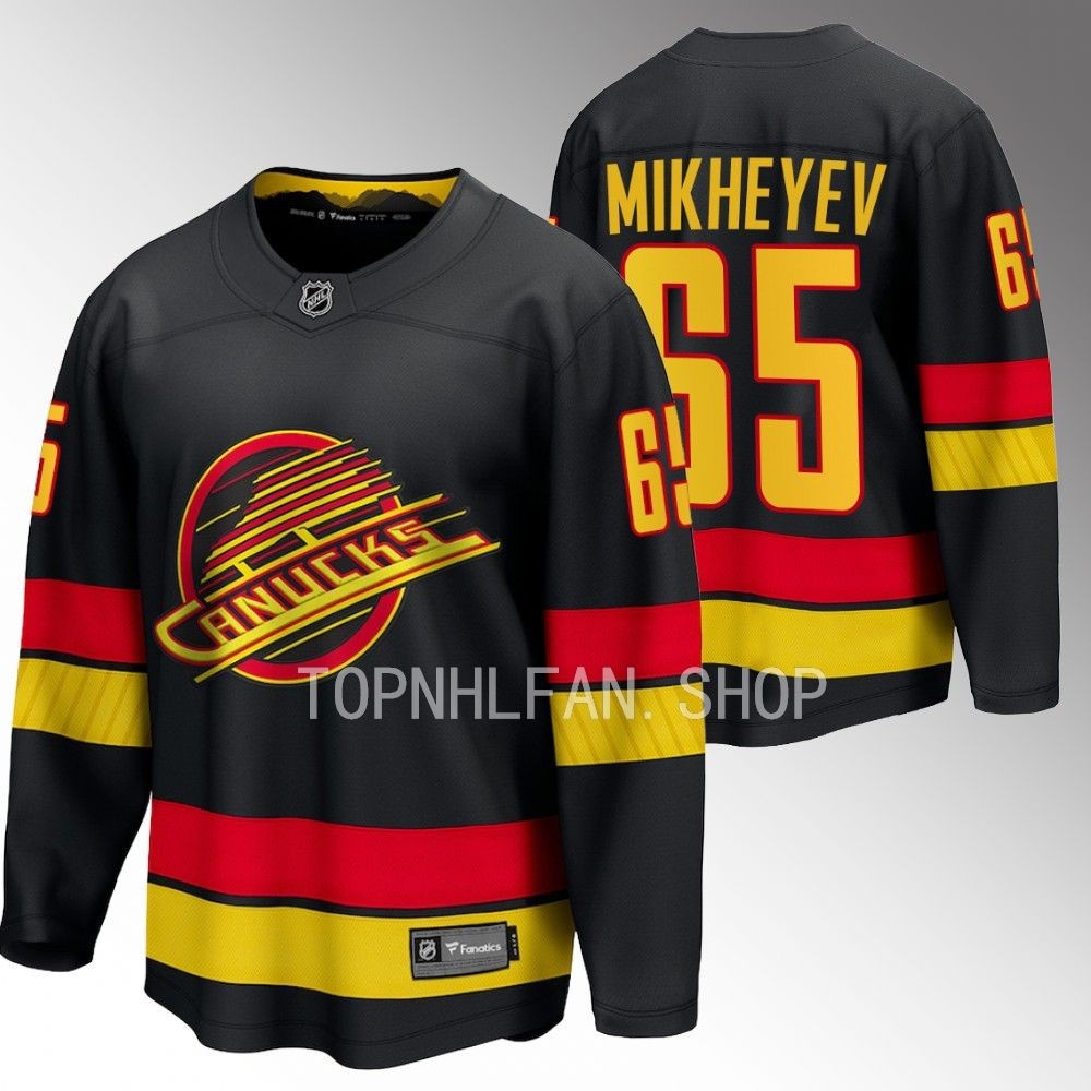 Vancouver Canucks Ilya Mikheyev Black 2023-24 Alternate Breakaway Player Jersey
