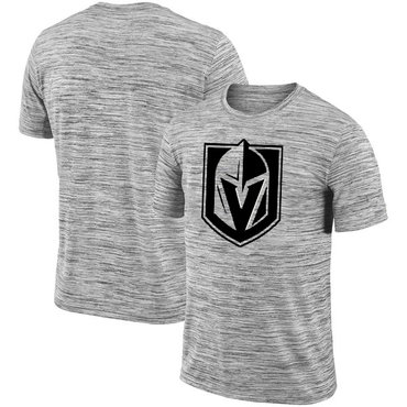 Vegas Golden Knights 2018 Heathered Black Sideline Legend Velocity Travel Performance T-Shirt