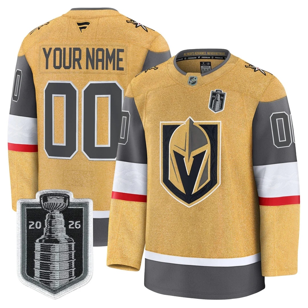 Vegas Golden Knights 2026 Stanley Cup Patch Premium Custom Jersey