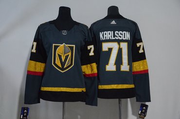 Vegas Golden Knights 71 William Karlsson Gray Youth Adidas Jersey