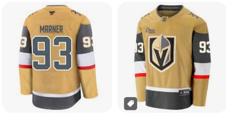 Vegas Golden Knights Fanatics Authentic Pro #93 Mitch Marner Jersey
