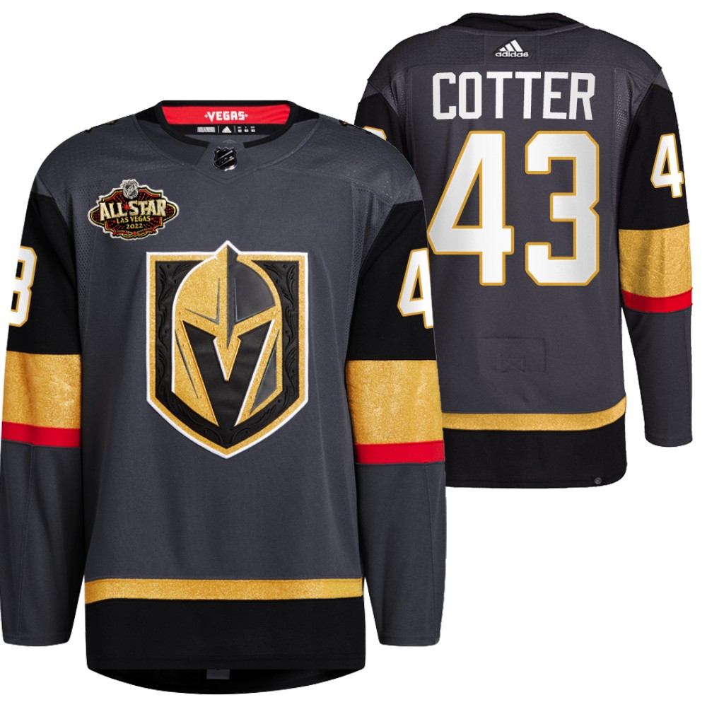 Vegas Golden Knights Paul Cotter Black 2022 All-Star Primegreen Authentic Jersey