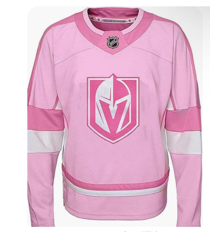 Vegas Golden Knights Pink Hockey Jersey