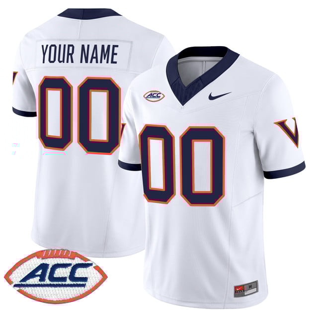 Virginia Cavaliers 1995 Throwbacks Vapor Limited Custom Jersey white