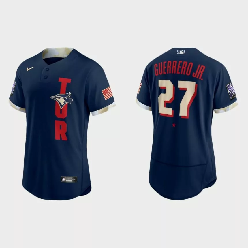 Vladimir Guerrero Jr. Toronto Blue Jays 2021 MLB All-Star Game Authentic Jersey – Navy