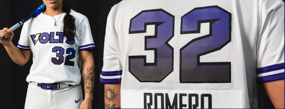 Volts White Softball Jerseys