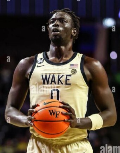 Wake Forest Demon Deacons #0 Omaha Biliew Gold College Basketball Game Jersey 