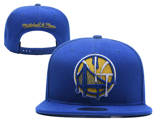 Warriors Snapback Hat Blue --YD