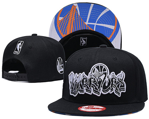 Warriors Team Logo Blue Adjustable Hat