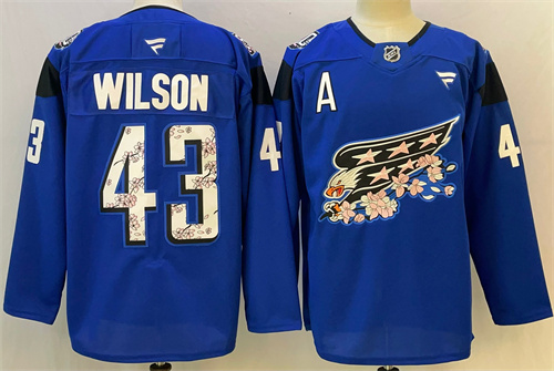 Washington Capitals 43 blue wilson