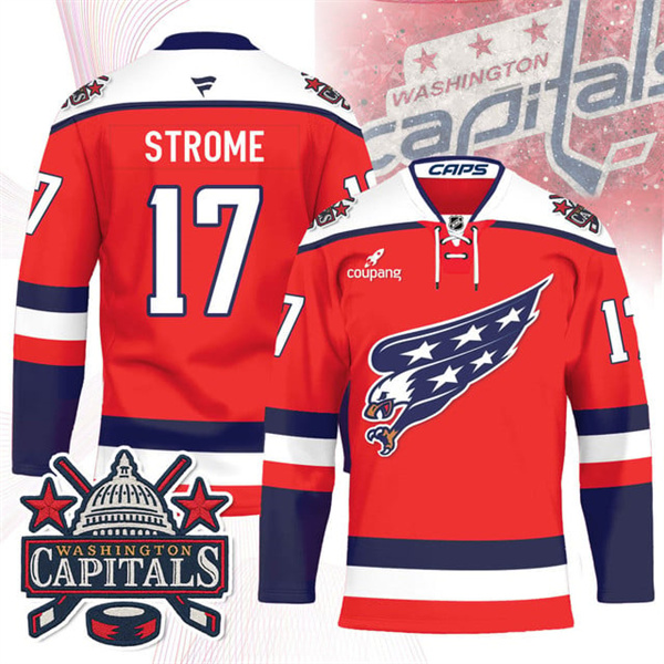 Washington Capitals Screaming Eagle Hockey Jersey #17 Dylan Strome