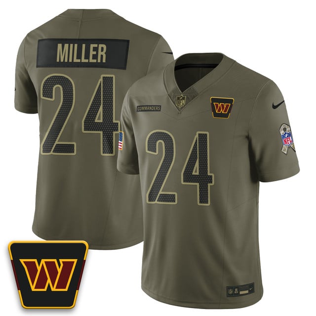 Washington Commanders 2025 Salute to Service Limited Jersey #24 Von Miller