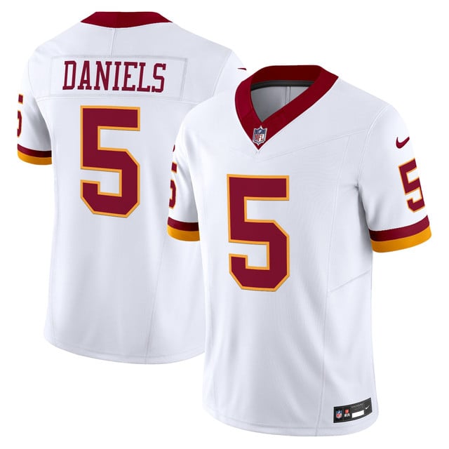 Washington Commanders Throwback Vapor Limited Jersey#5 JAYDEN DANIELS