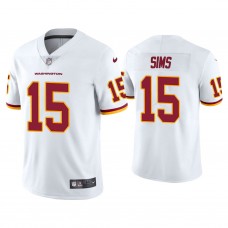 Washington Football Team #15 Steven Sims White Vapor Limited Jersey