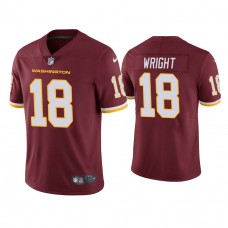 Washington Football Team #18 Isaiah Wright Burgundy Vapor Limited Jersey