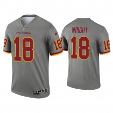 Washington Football Team #18 Isaiah Wright Steel Inverted Legend Jersey
