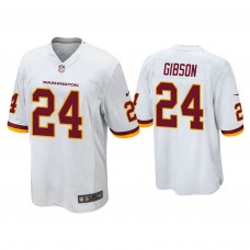 Washington Football Team #24 Antonio Gibson White Game Jersey