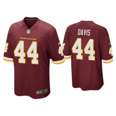 Washington Football Team #44 Jamin Davis Burgundy 2021 NFL Draft Game Jersey