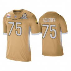 Washington Football Team #75 Brandon Scherff Gold Game Jersey
