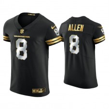 Washington Football Team #8 Kyle Allen Black Golden Edition Vapor Elite Jersey