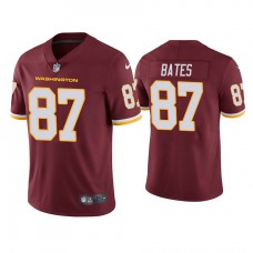 Washington Football Team #87 John Bates Burgundy Vapor Limited Jersey