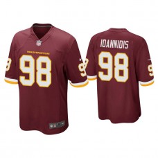 Washington Football Team #98 Matt Ioannidis Burgundy Game Jersey