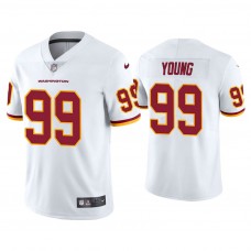 Washington Football Team #99 Chase Young White Vapor Limited Jersey