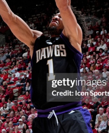 Washington Huskies #1 Desmond Claude 2026 Black College Basketball Game Jersey 