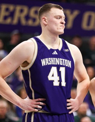 Washington Huskies #41 Jacob Ognacevic 2026 Purple College Basketball Game Jersey 