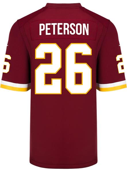 Washington Redskins Men #26 Adrian Peterson Elite Burgundy Red Jersey