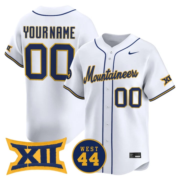 West Virginia Mountaineers 2026 Vapor Premier Limited Custom Jersey WHITE