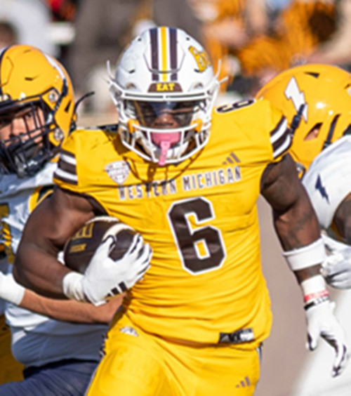 Western Michigan Broncos #6 Jalen Buckley Gold College Football Game Jersey 