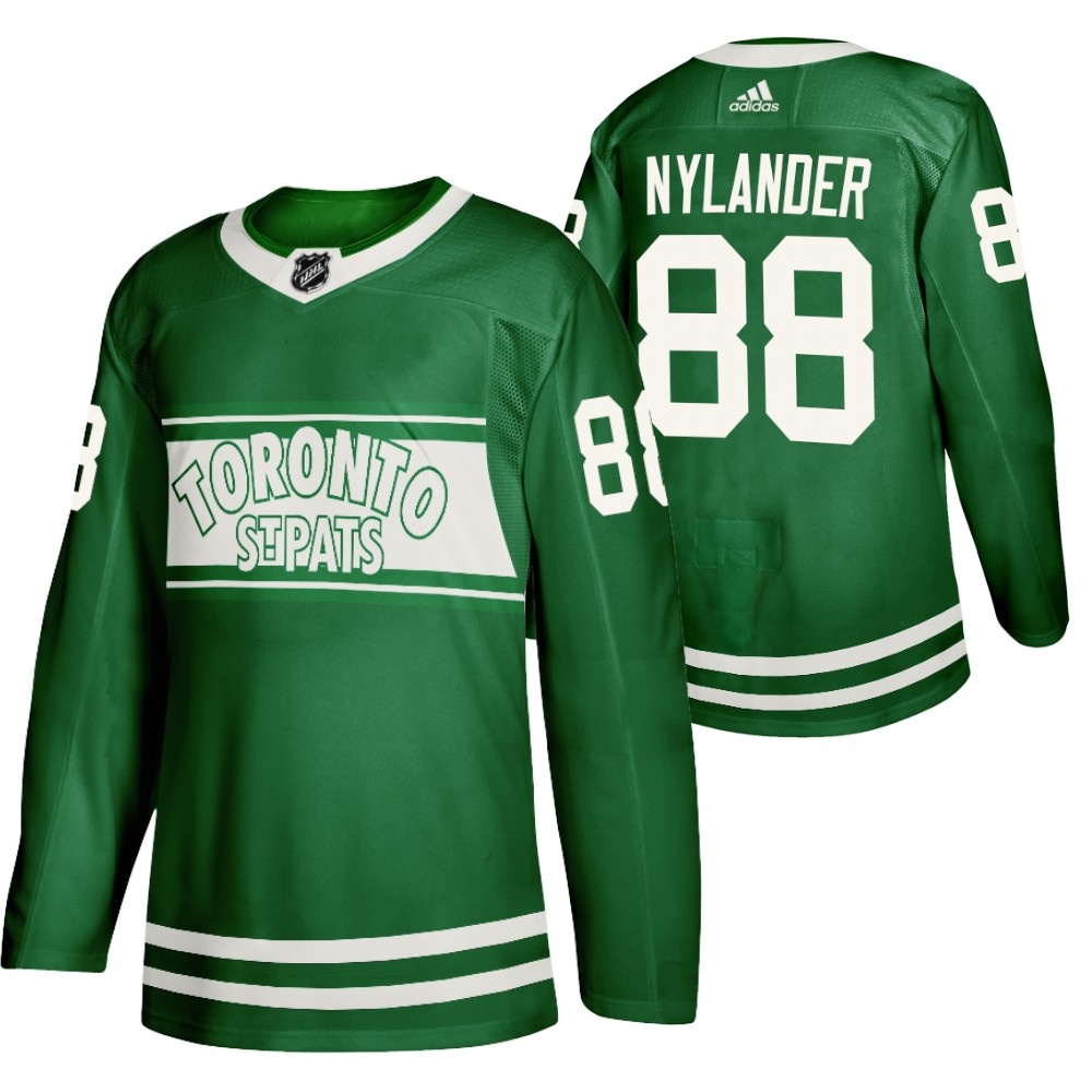 William Nylander Maple Leafs St. Patricks Day 2022 Jersey Green Special Edition