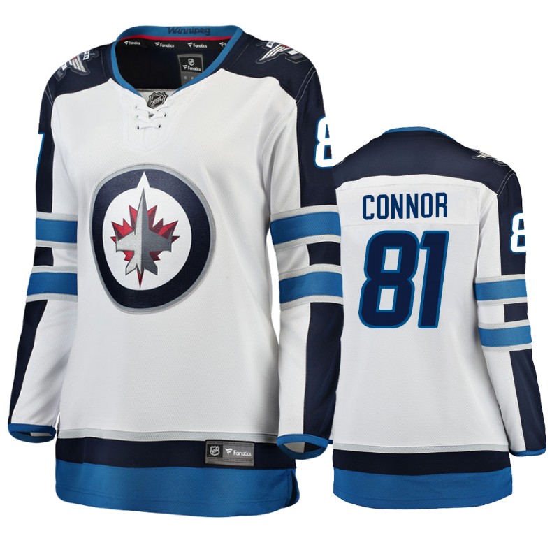 Winnipeg Jets Kyle Connor White Breakaway Fanatics Branded Jersey