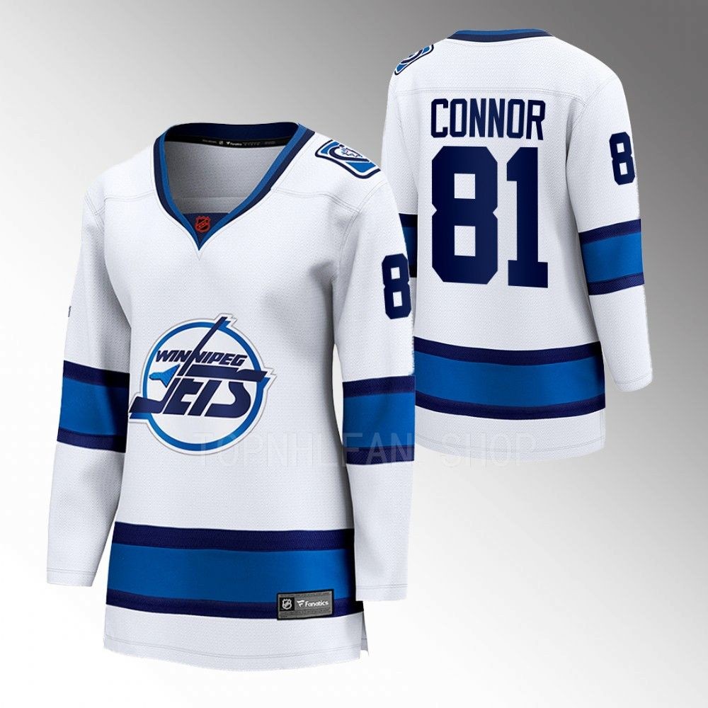 Winnipeg Jets Kyle Connor Women White 2022 Special Edition 2.0 Jersey