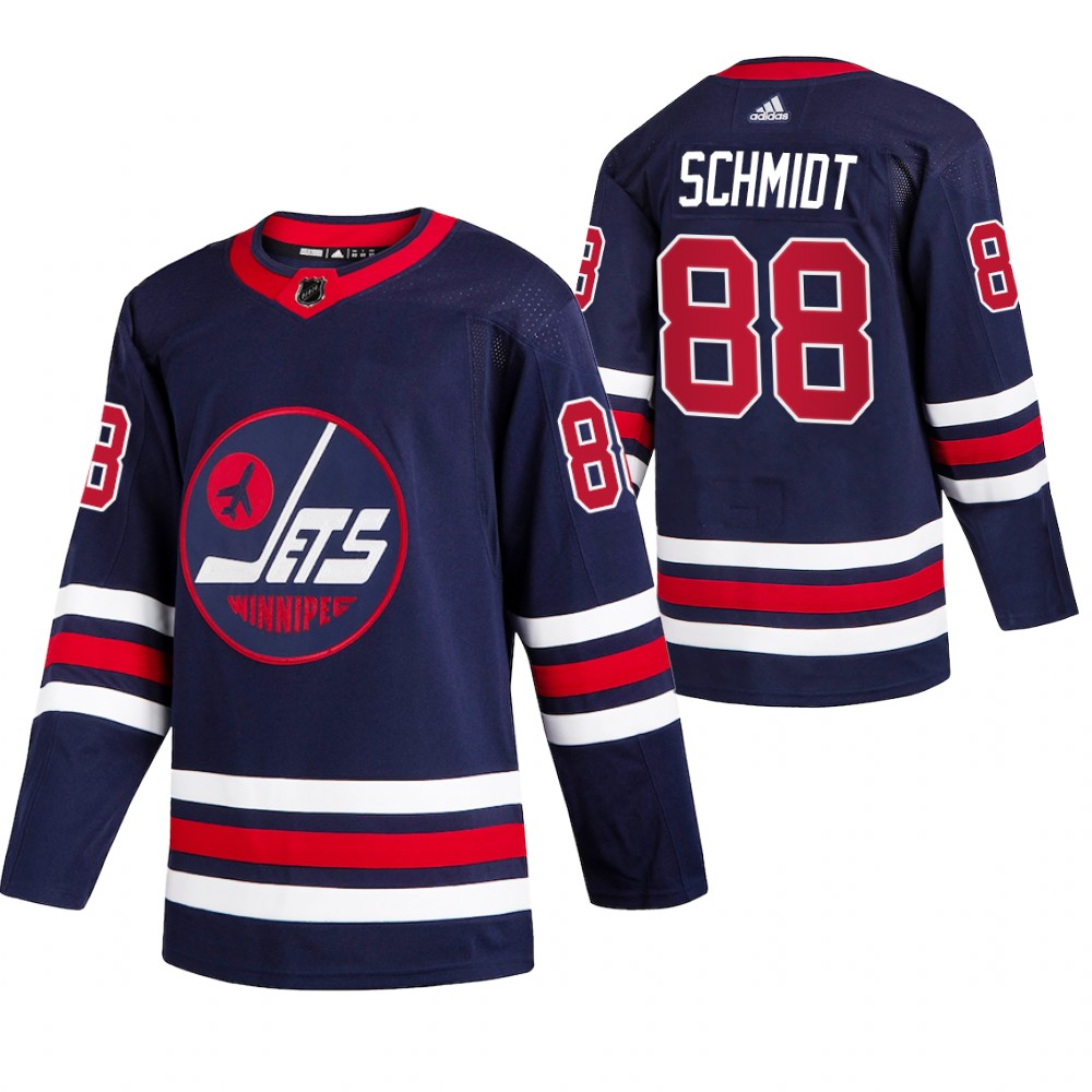 Winnipeg Jets Nate Schmidt Blue 2021-22 Third Authentic Jersey